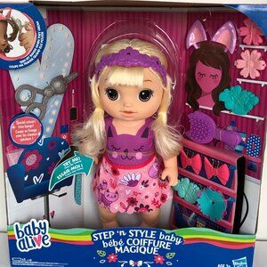 Brand New Talking Baby Alive Doll (Blonde) Hair Grows & Retracts For Age 3+